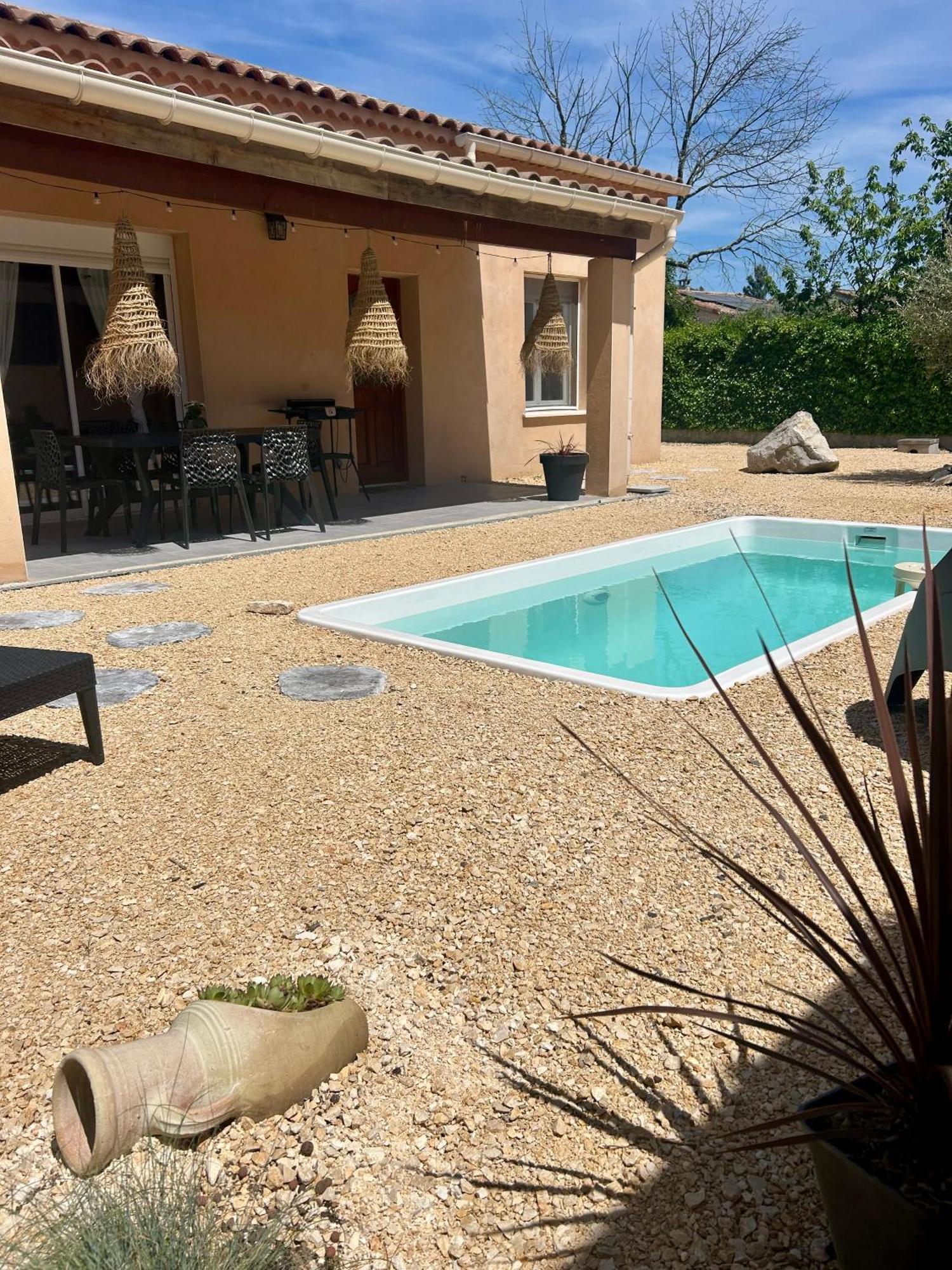 Maison Piscine & Spa Vallon Pont D'Arc Exteriér fotografie